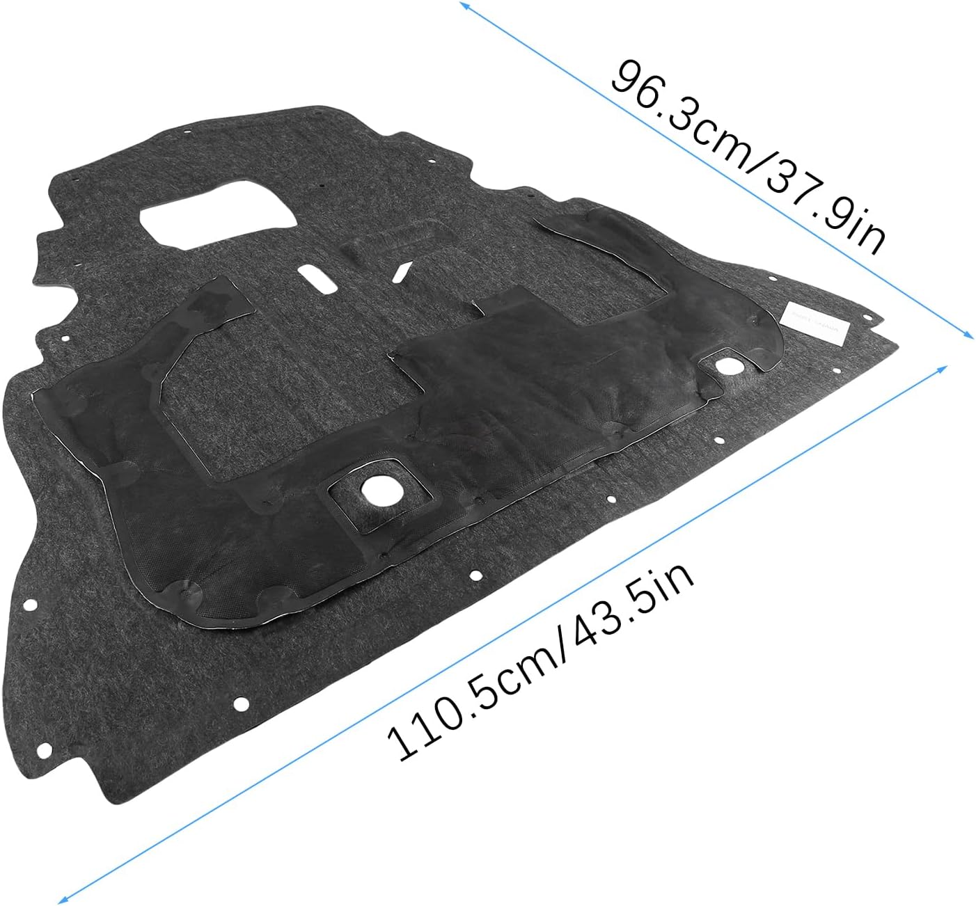 75881-5NA0A Engine Under Cover Splash Shield Compatible with Infiniti QX50 2.0L 2019-2021 Front Engine Splash Shield Under Cover 2019 2020 2021 2022 2023 Engine Case Guard 758815NA0A