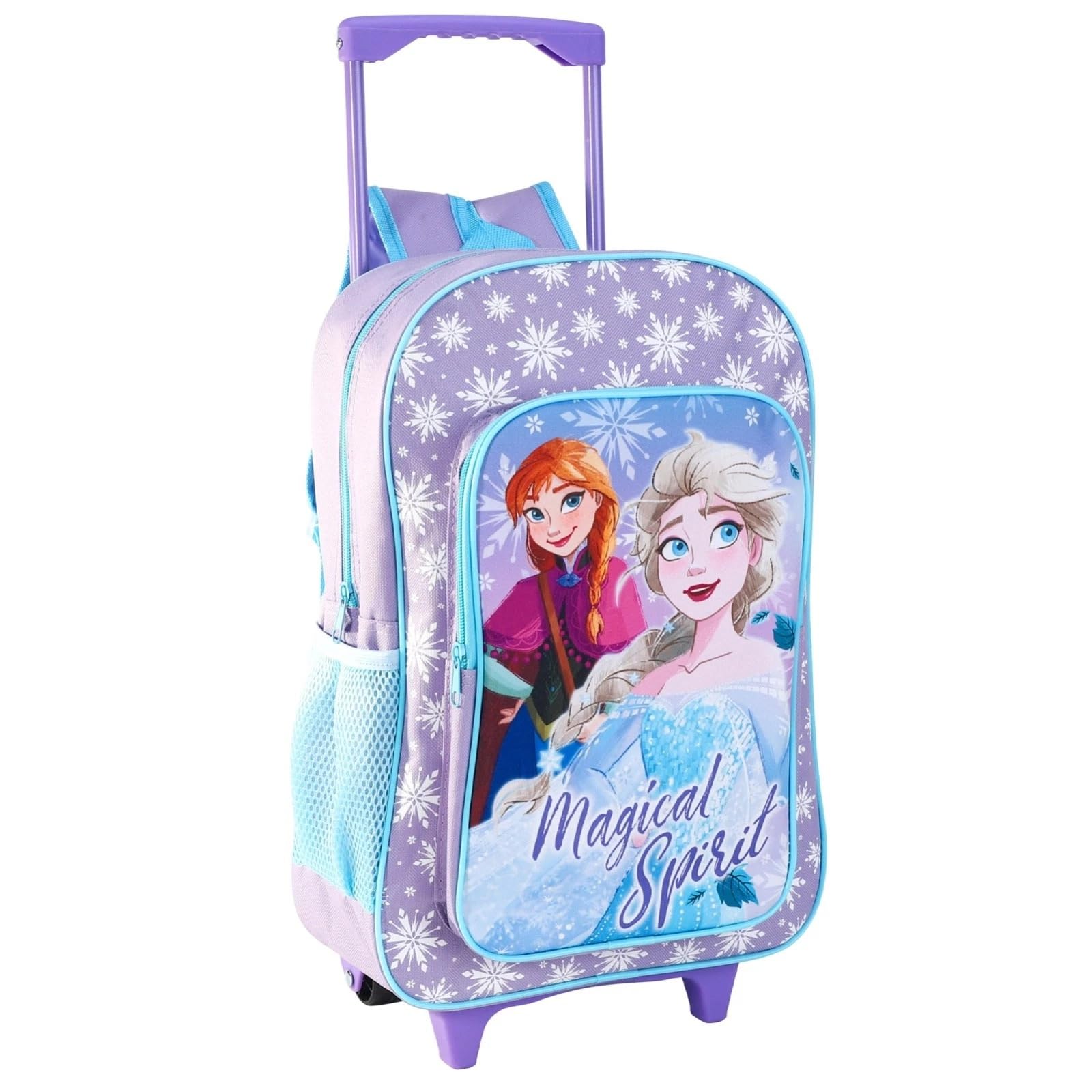 Disney Frozen 'Magical Spirit' Premium Wheeled Trolley Bag Purple