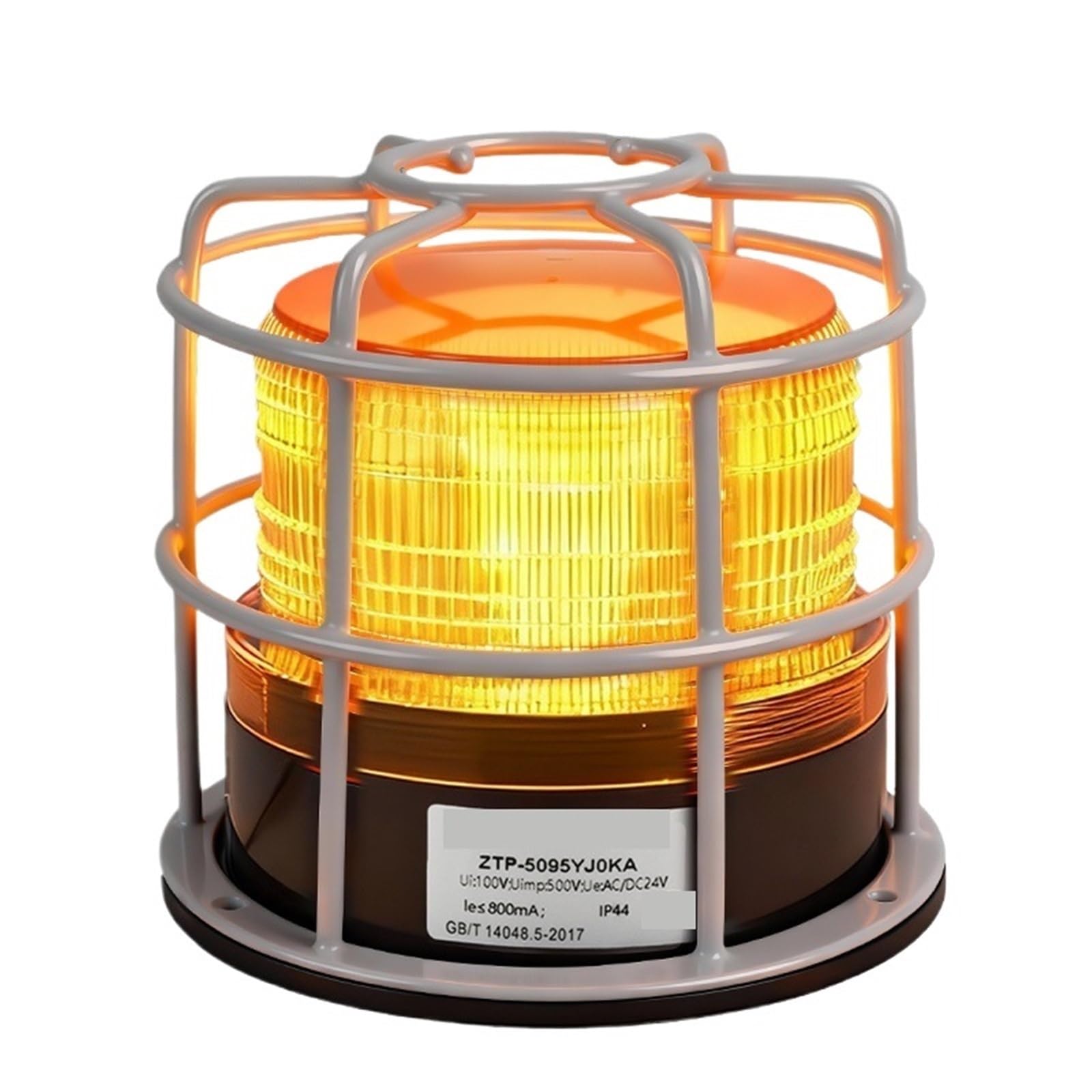 2 Szt. Lampka Ostrzegawcza Serii ZTP-5095 Metalowa Osłona Ochronna