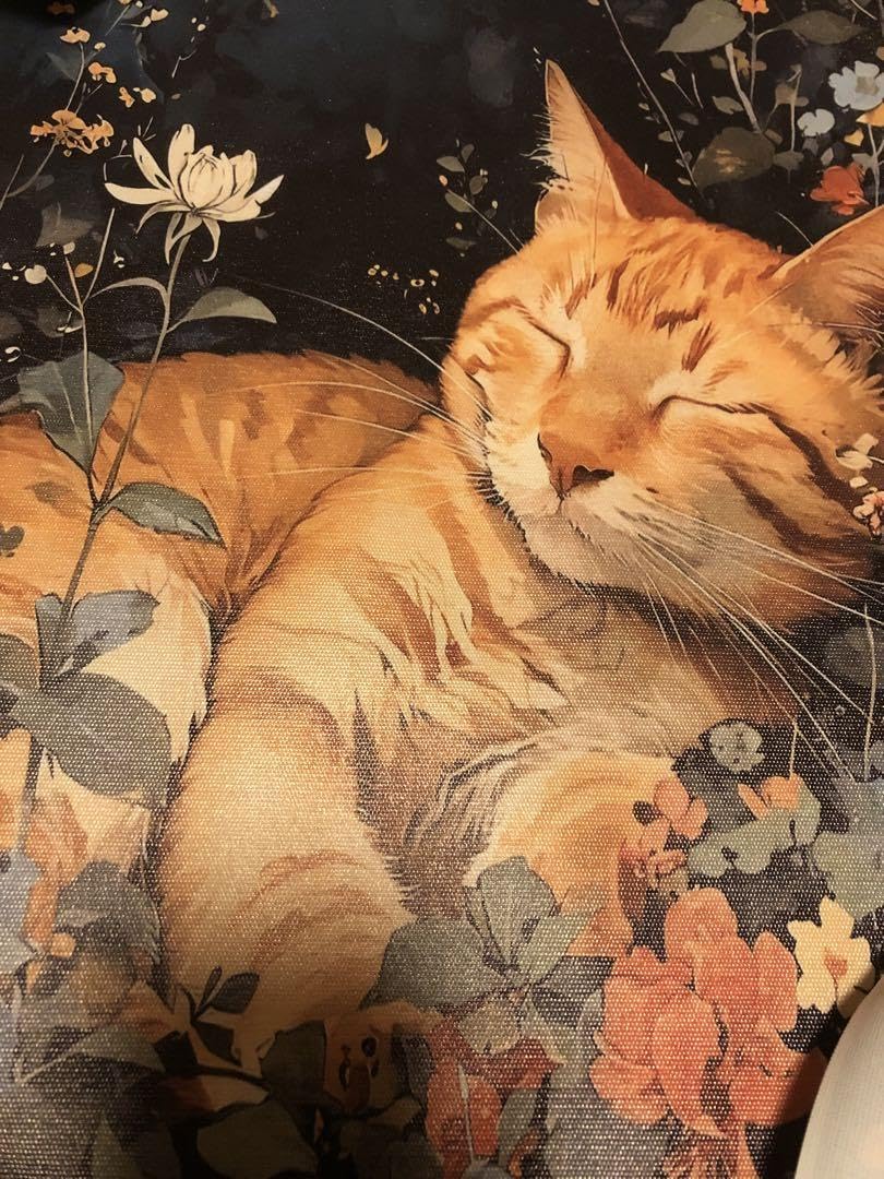 ひよこを乗せた猫 レトロ アートポスター インテリア リビング