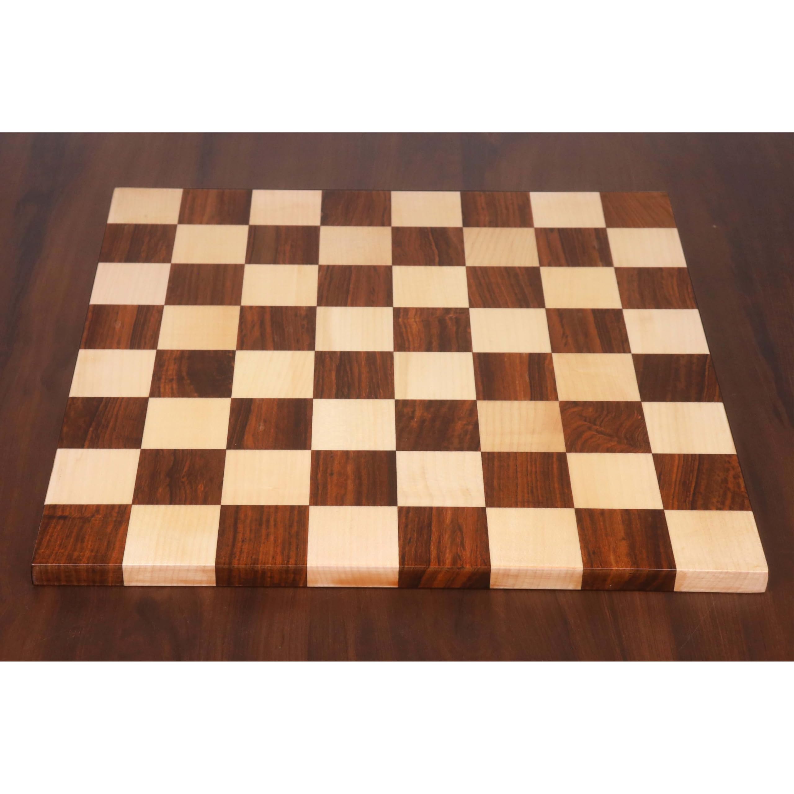 Borderless legno duro End Grain Scacchiera - Palissandro dorato & Acero quadrato 50 mm ……