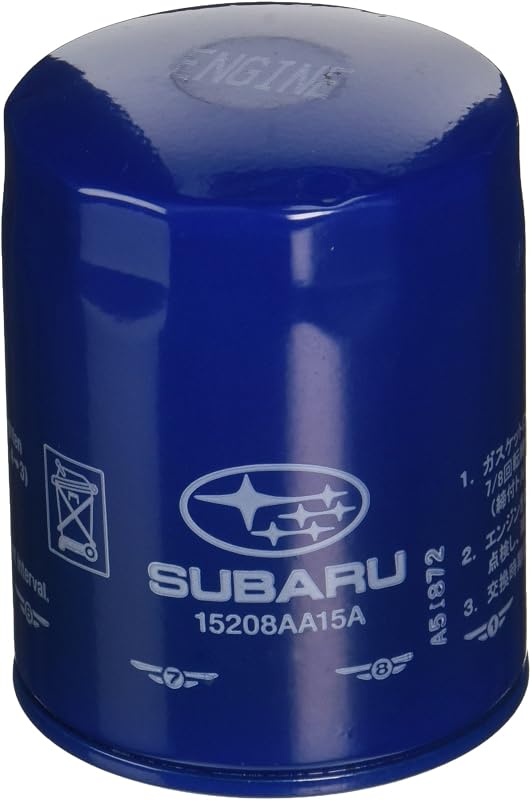 Filtro de óleo do motor Subaru com junta de esmagamento para Outback, Impreza, Forester, XV Crosstrek, Ascent e Legacy – 1 unidade