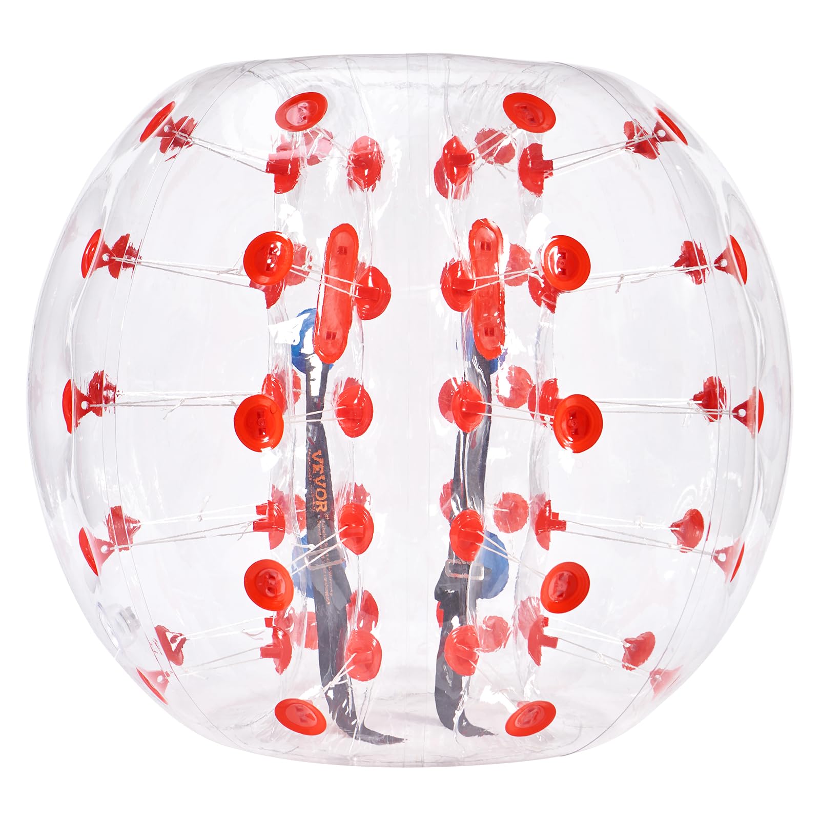 VEVOR Palline gonfiabili, 1 pezzo, 1,2 m, per adolescenti, 0,8 mm di spessore, in PVC, per giochi di squadra all'aperto, giochi di squadra, giocattoli per giardino, cortile, parco