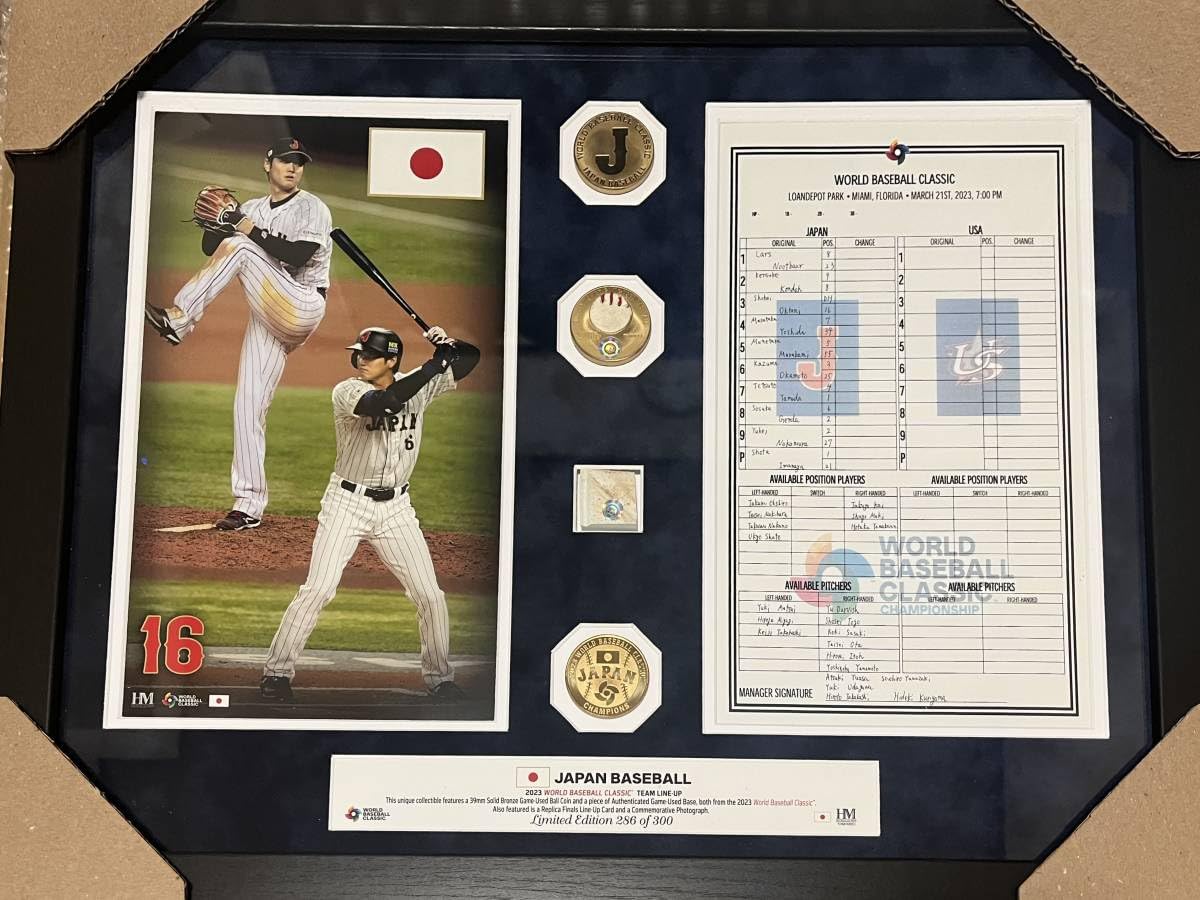 決勝モデル】2023 WBC 大谷 翔平選手プレミアムフォトミント