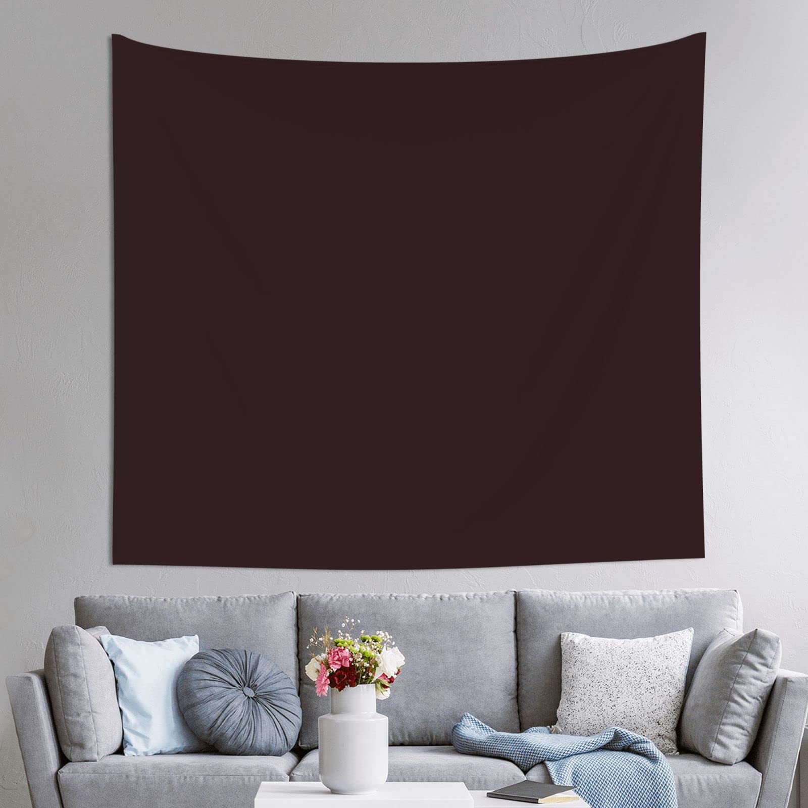 COMAAM Plum Purple Wall Decoration Tapestry 60x51in (Horizontal) For Interior And Exterior Wall Decoration