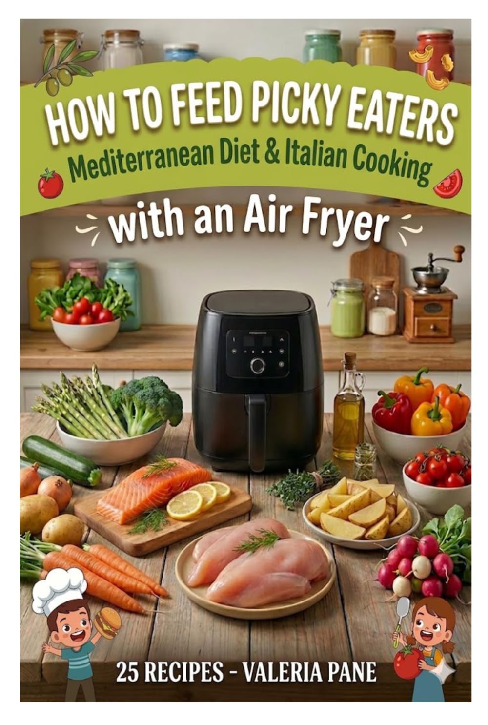 How to Feed Picky Eaters: Mediterranean Diet & Italian Cooking with an Air Fryer -