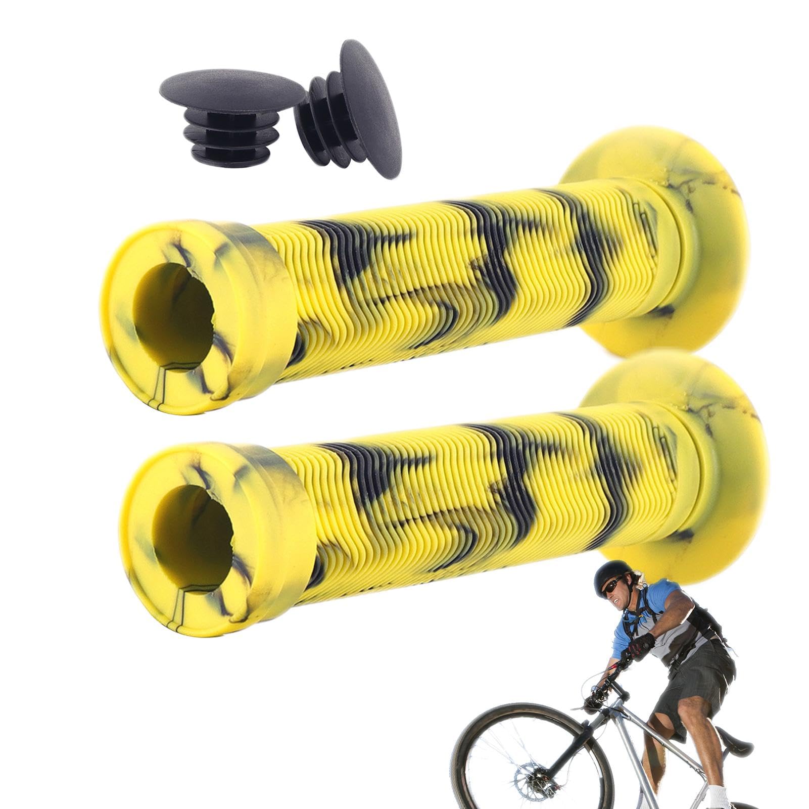 Amazon.co.jp: Mountain Bicycles グリップ | 自転車ラバーグリップ