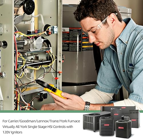 Miniatura 3 de VORGENS Placa de control de horno de llama 50A56-956 para horno CarrierGoodmanLennoxTraneYork #Replace White-Rodgers 50A56-242 50A56-243 Placa de