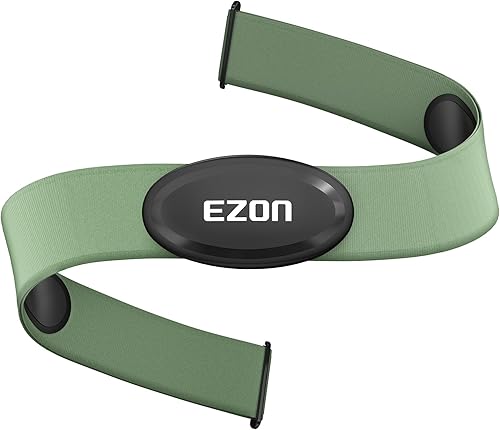 C009Pro Heart Rate Monitor Chest Strap with BLE 5.1& ANT+,HR Monitor Chest Sensor,Up to 400H Battery Life,Sitable for Running Cycling Gym,Compatible