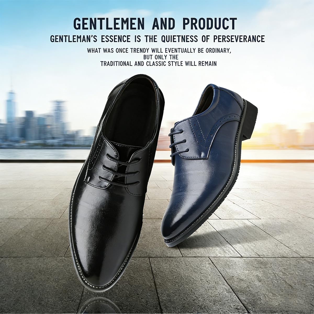 Chaussures habillées à Bout Pointu pour Hommes Chaussures Oxford Confortables et Respirantes pour l'extérieur, Le Travail, Les Mariages