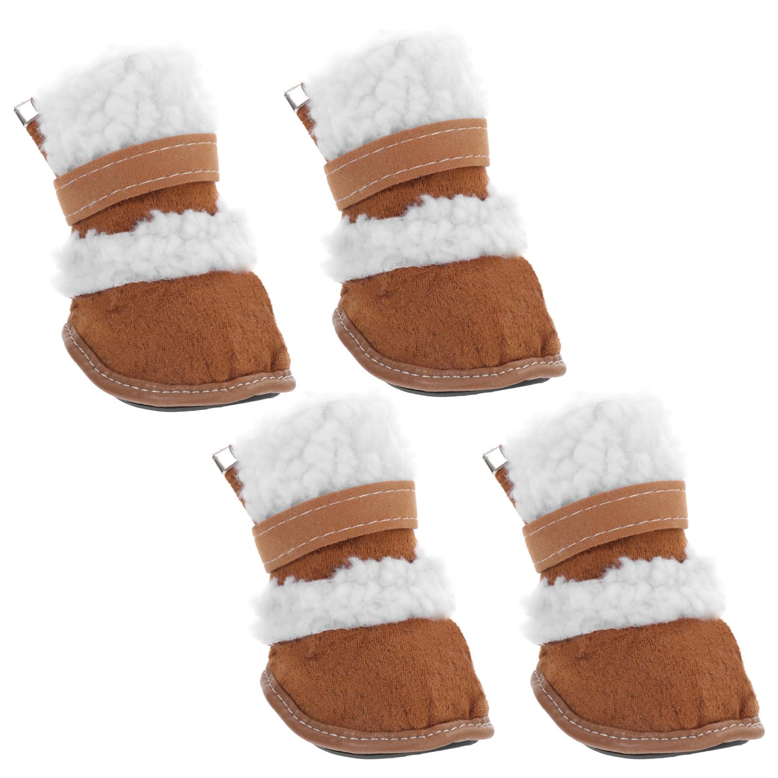 Kisangel 6paare Puppy Boots wasserdichte Und rutschfeste Winterstiefel Für Hunde Teiliges Idealer Pfotenschutz Für Kalte Tage Passend Für Kleine Und Mittelgroße Hunde