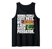 Funny Green Tree Python Tank Top