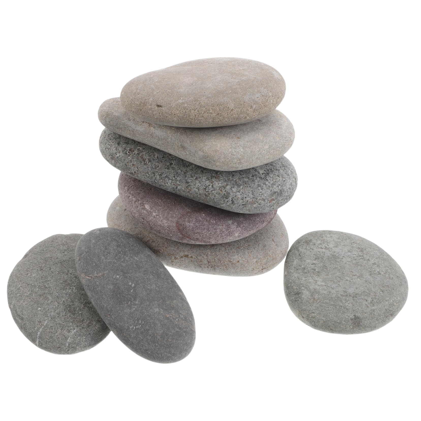8 Sztuk DIY Craft Stones Do Malowania: Polerowane Kamienie Rzeczne Do Sztuki - Do Zestawów Artystycznych Dla Dzieci, Dekoracje Domu - DIY Painting Pebble