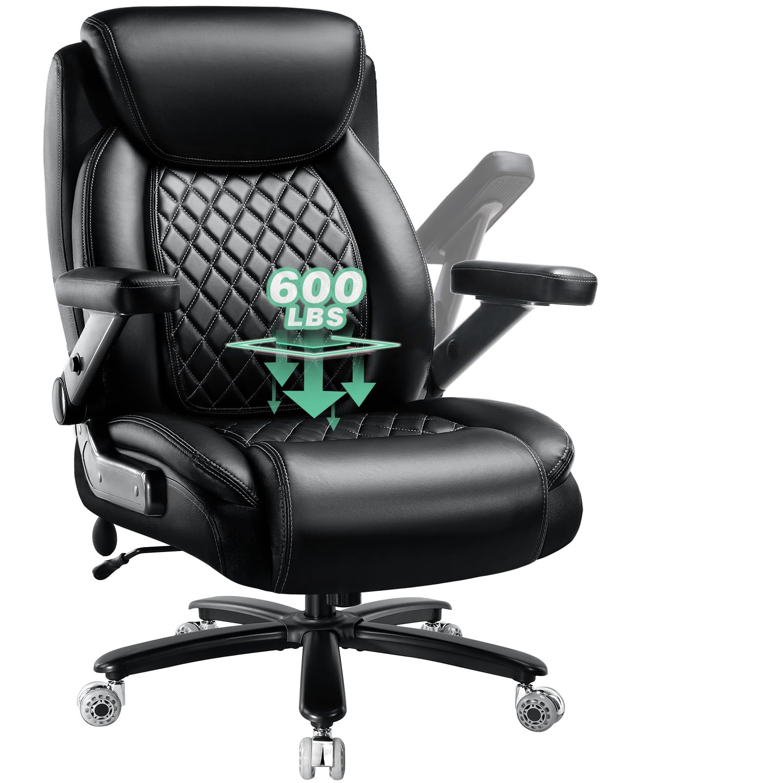 Indulgear 600LBS Large Heavy Duty Office Chair