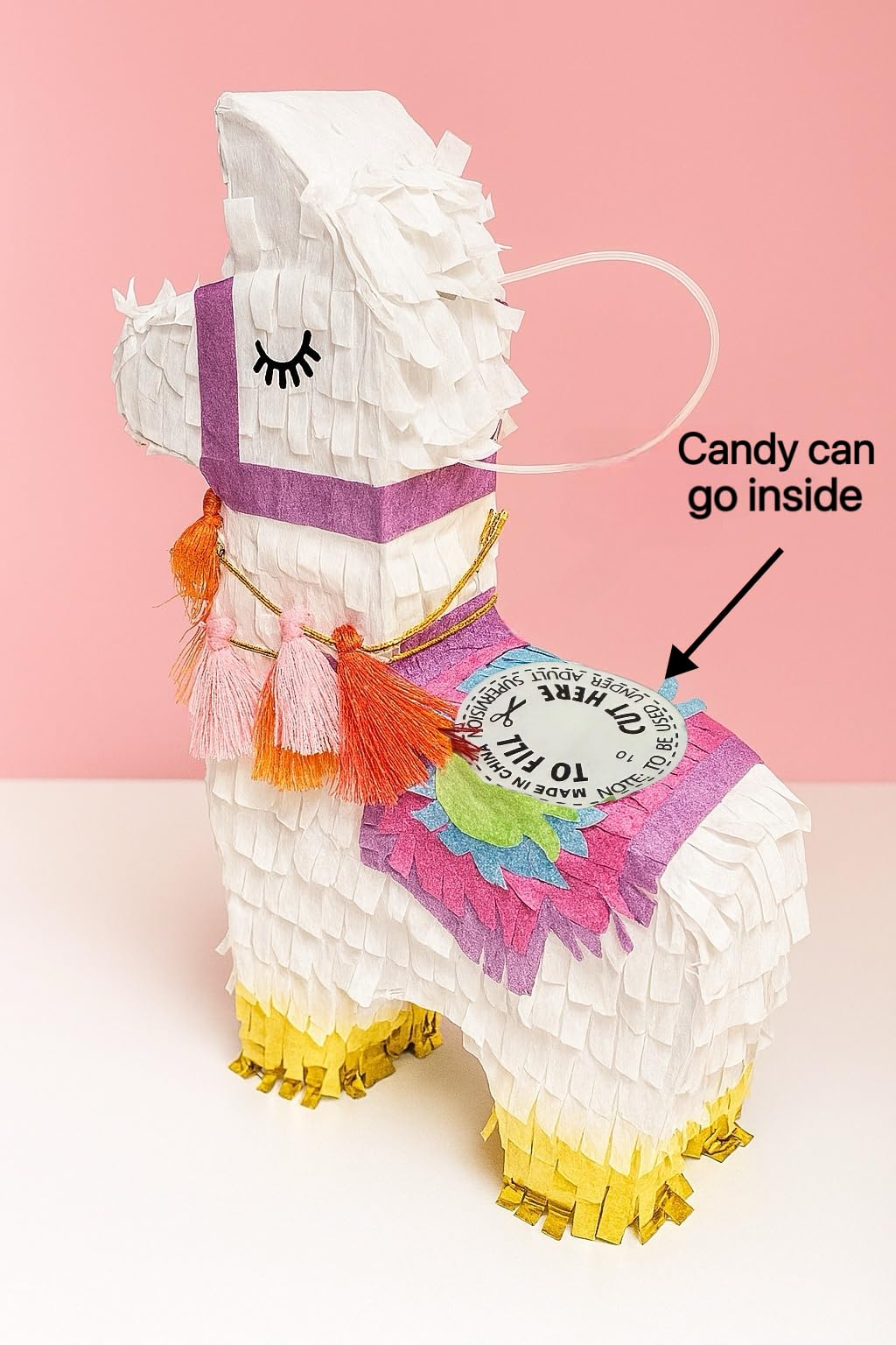 GIFTEXPRESS 6-Pack 8"x6" Mini Llama Pinatas- Small Birthday Party Favors, Cinco de Mayo, Fiesta, Gender Reveal, Taco Tuesday, Table Centerpieces, Classroom Decor, Mexican Fiesta Party Decoration