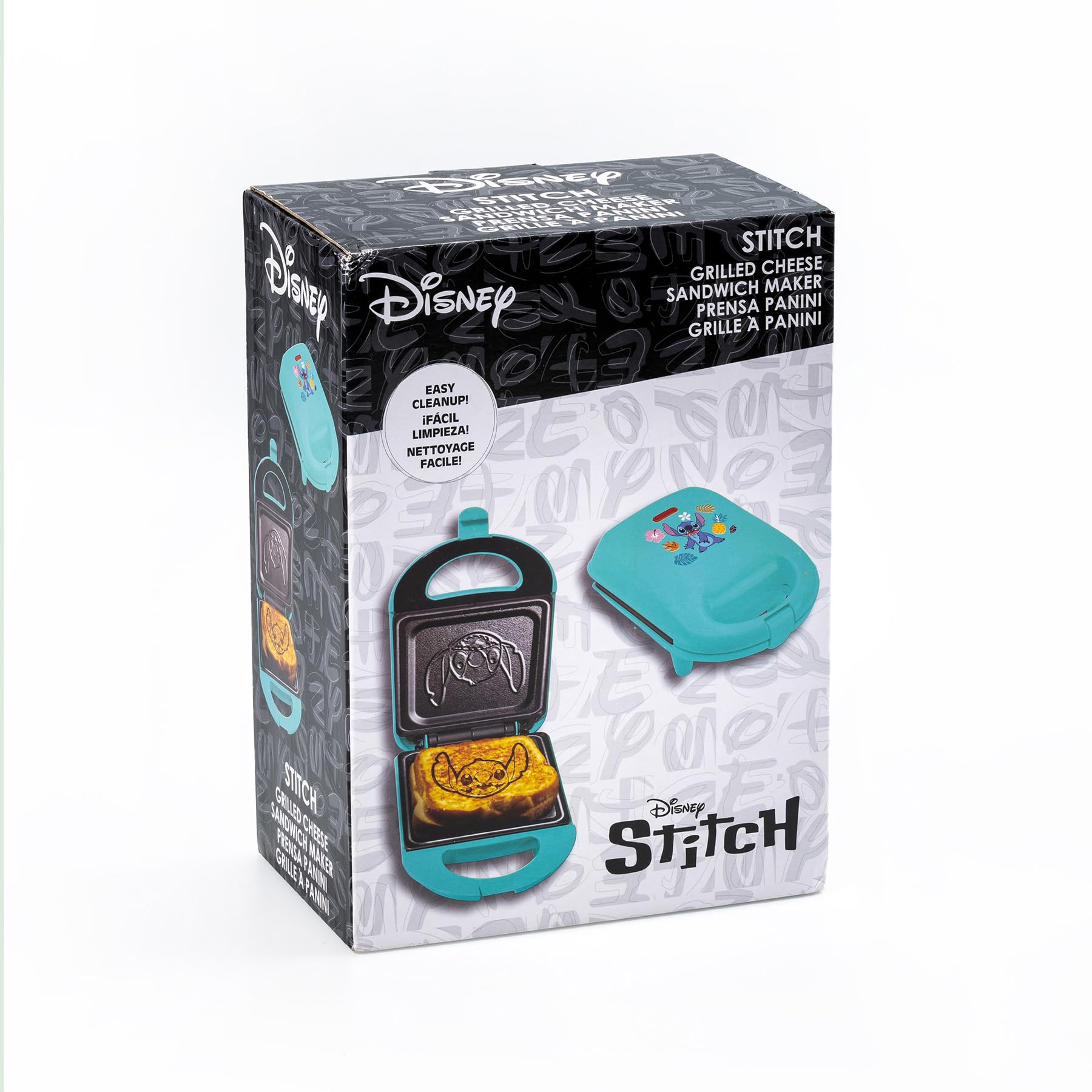 Uncanny Brands Disney Lilo and Stitch Sandwich Tostadora individual pequeño electrodoméstico de cocina