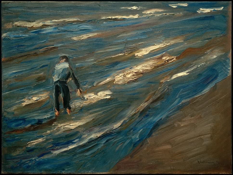 Tableau Pêcheur de moules pour habiller un grand mur vide de chambre 60x90cm