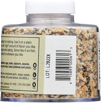Borsari Everything Bagel Seasoning (3.2 oz - Pack of 3)