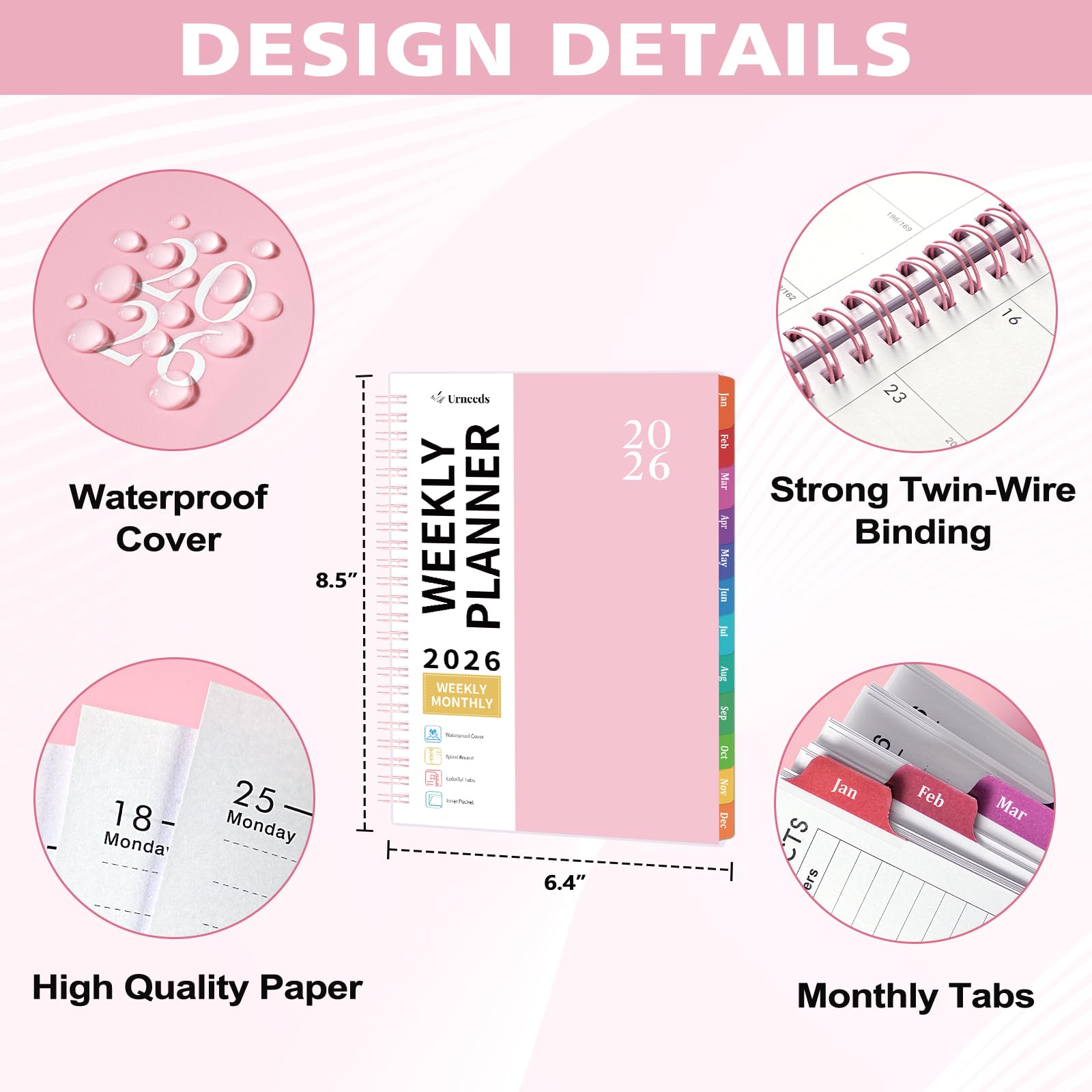 Snapklik.com : 2026 Planner - 2026 Planner Weekly And Monthly From Jan ...