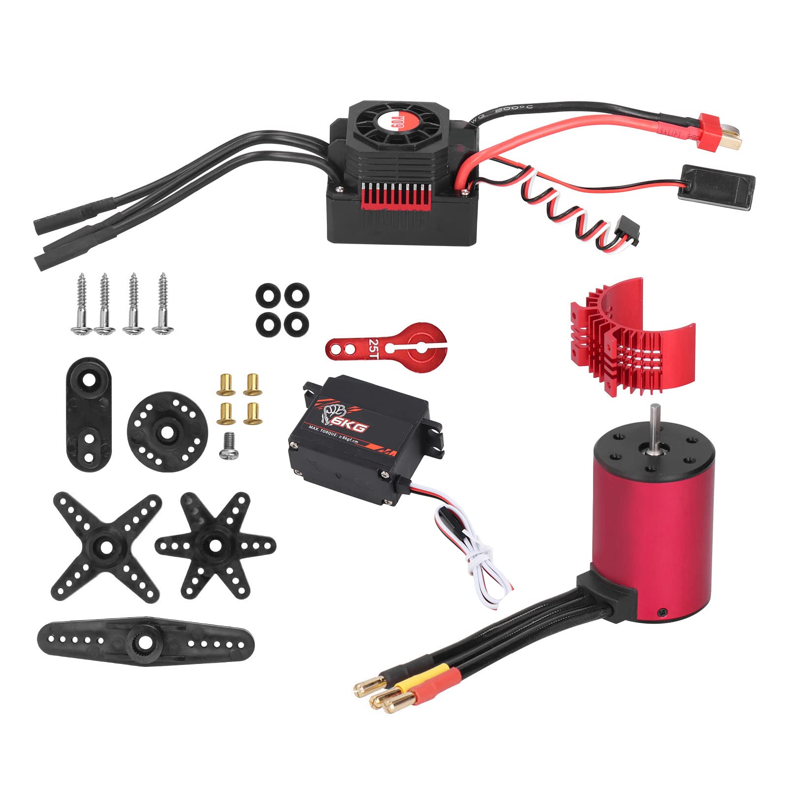 Changor 3650 Zestaw Bezszczotkowego Silnika z 60A ESC i Metalowym