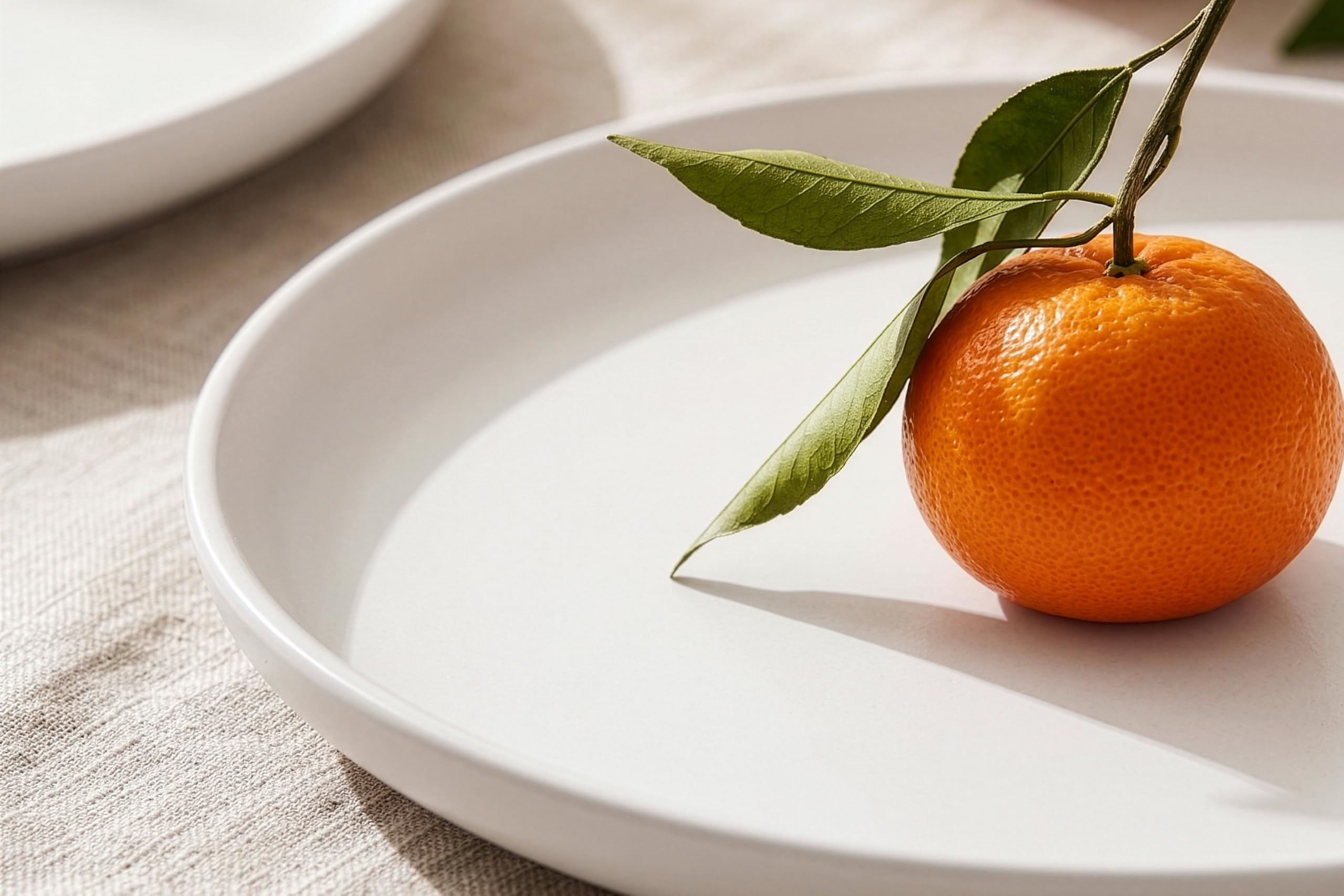 Konsimo. Frühstücksteller für 6 Personen - Dessertteller aus Keramik - Set Kuchenteller 6er - VICTO Moderne Kleine Teller - 20 cm - Weiß