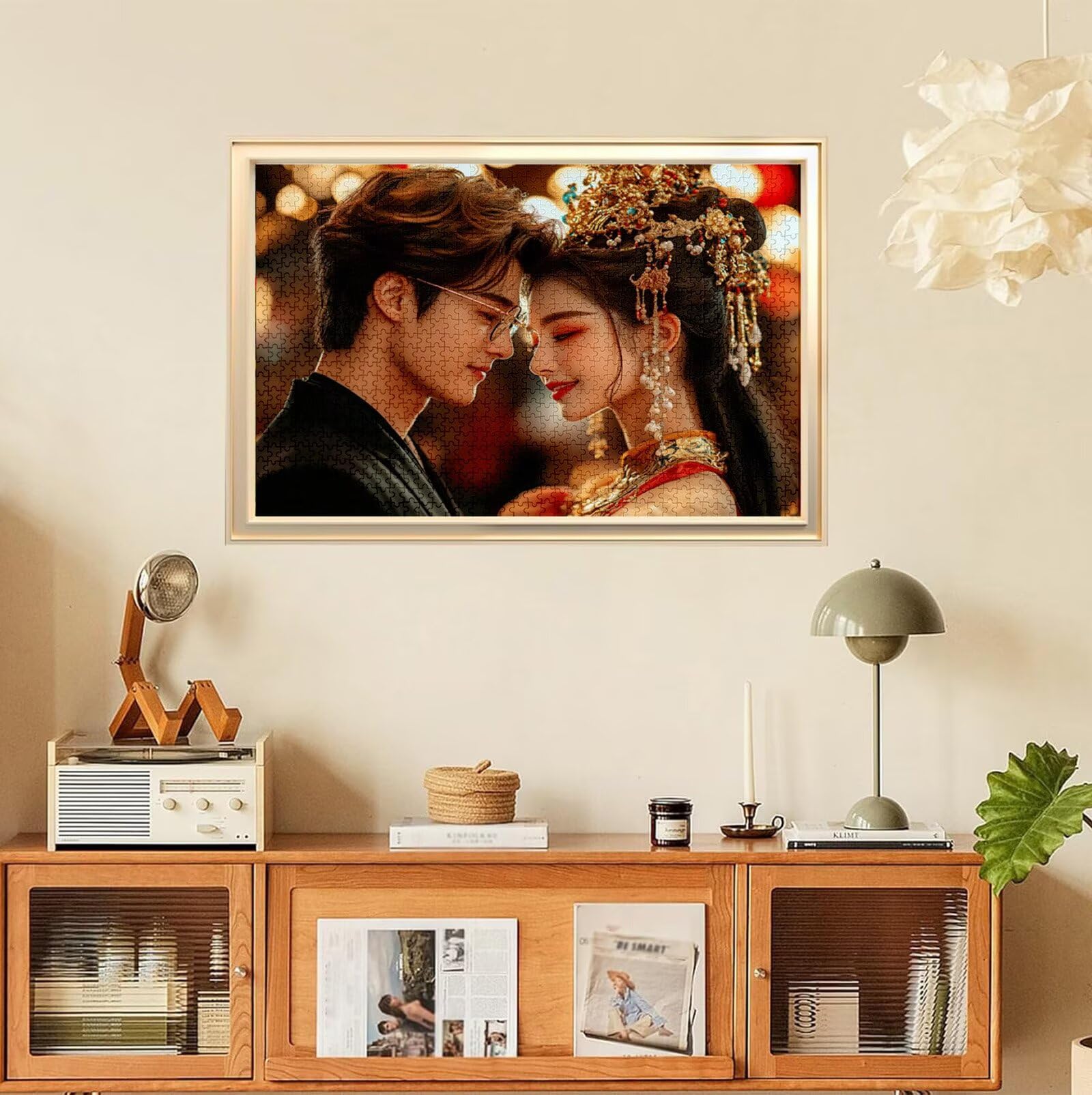 Puzzle Personalizado con Foto, Personalizada Rompecabezas Personalizado Diseña tu Logo Foto o Texto, Personalizado Navidad Halloween San Valentín Parejas Niños Familia Amigos h-2373