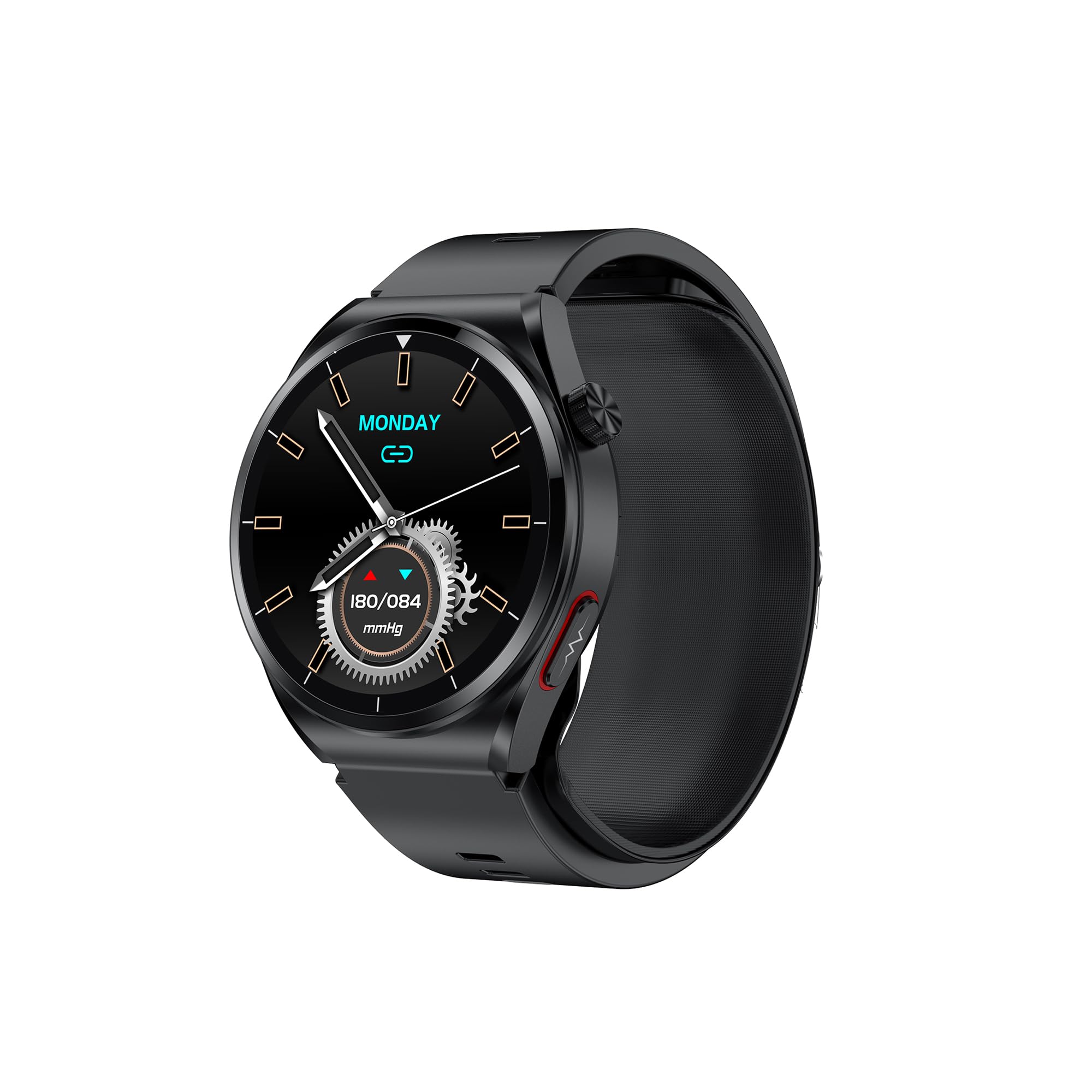 Domars Smart Watch for Men Women,1.39-inch Retina HD Screen,30 Days Battery Life,100+ Sports Modes,30+AP Languages,Provide SpO2/Temperature/Sleep/Uric Acid/Lipids and Other Health Indicators (Black)