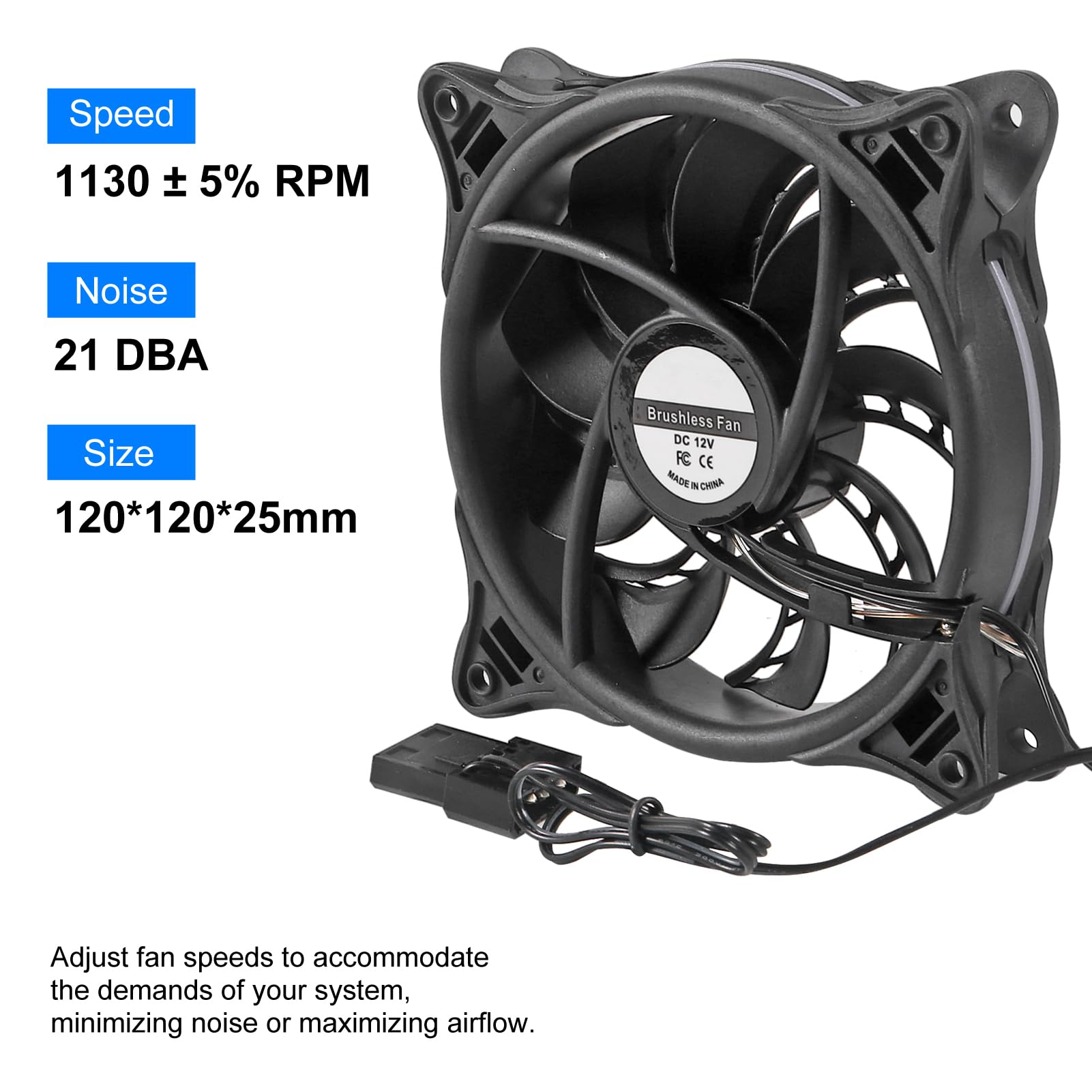 Amazon.co.jp: 120mm PWM 4ピン インターフェース コンピューター