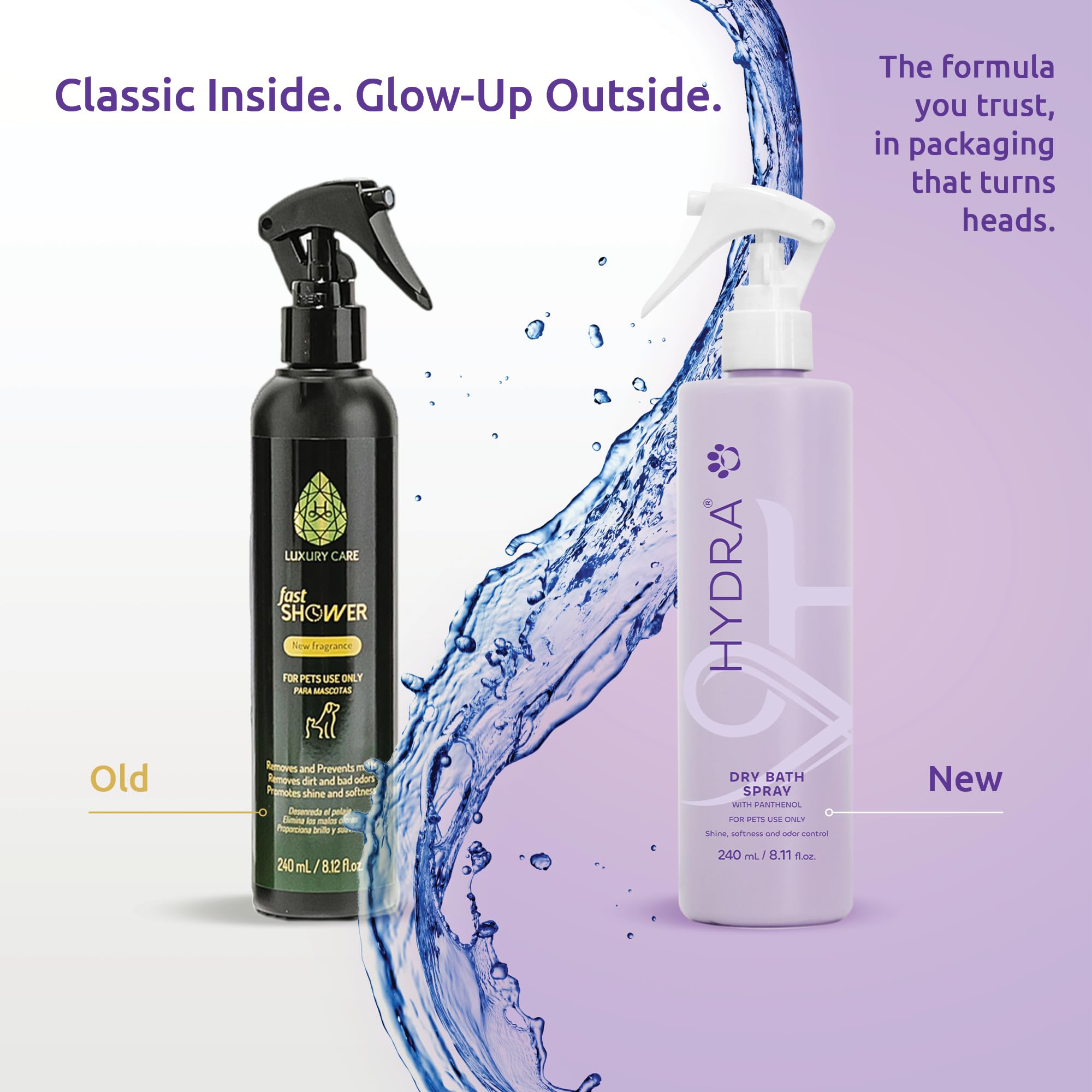 HYDRA Luxury Care Spray para baño seco