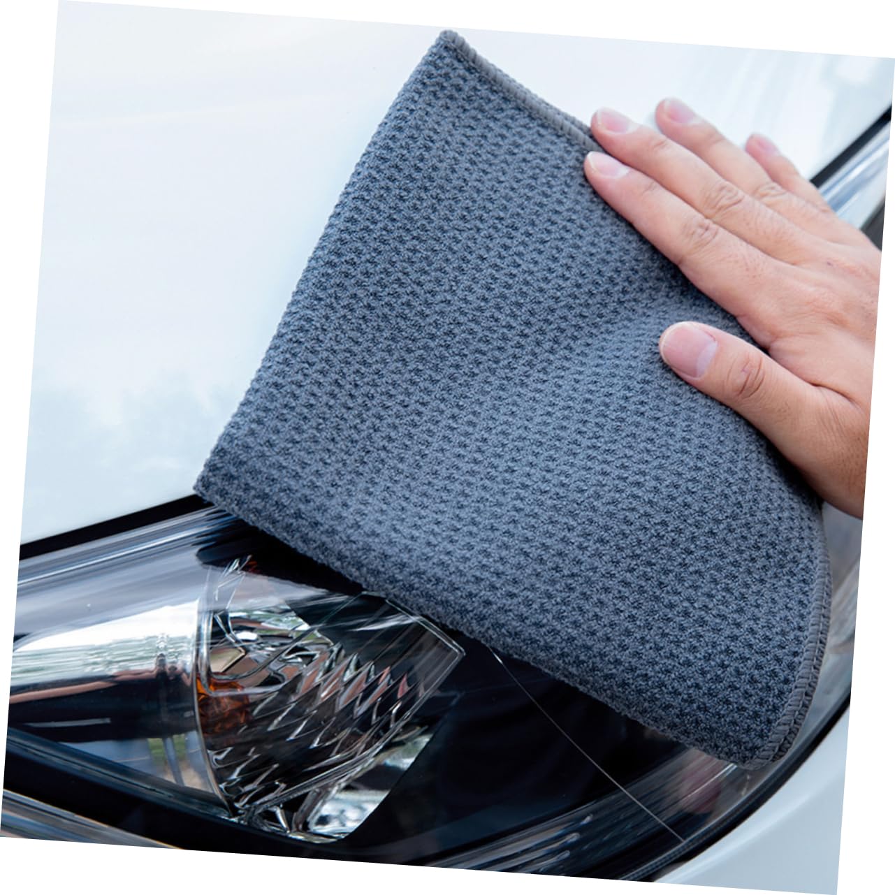ULTECHNOVO 5piezas Toalla De Microfibra Ultra Absorbente para Lavado De Autos Multiusos y Portátil para Limpieza De Vehículos y Superficies Domésticas
