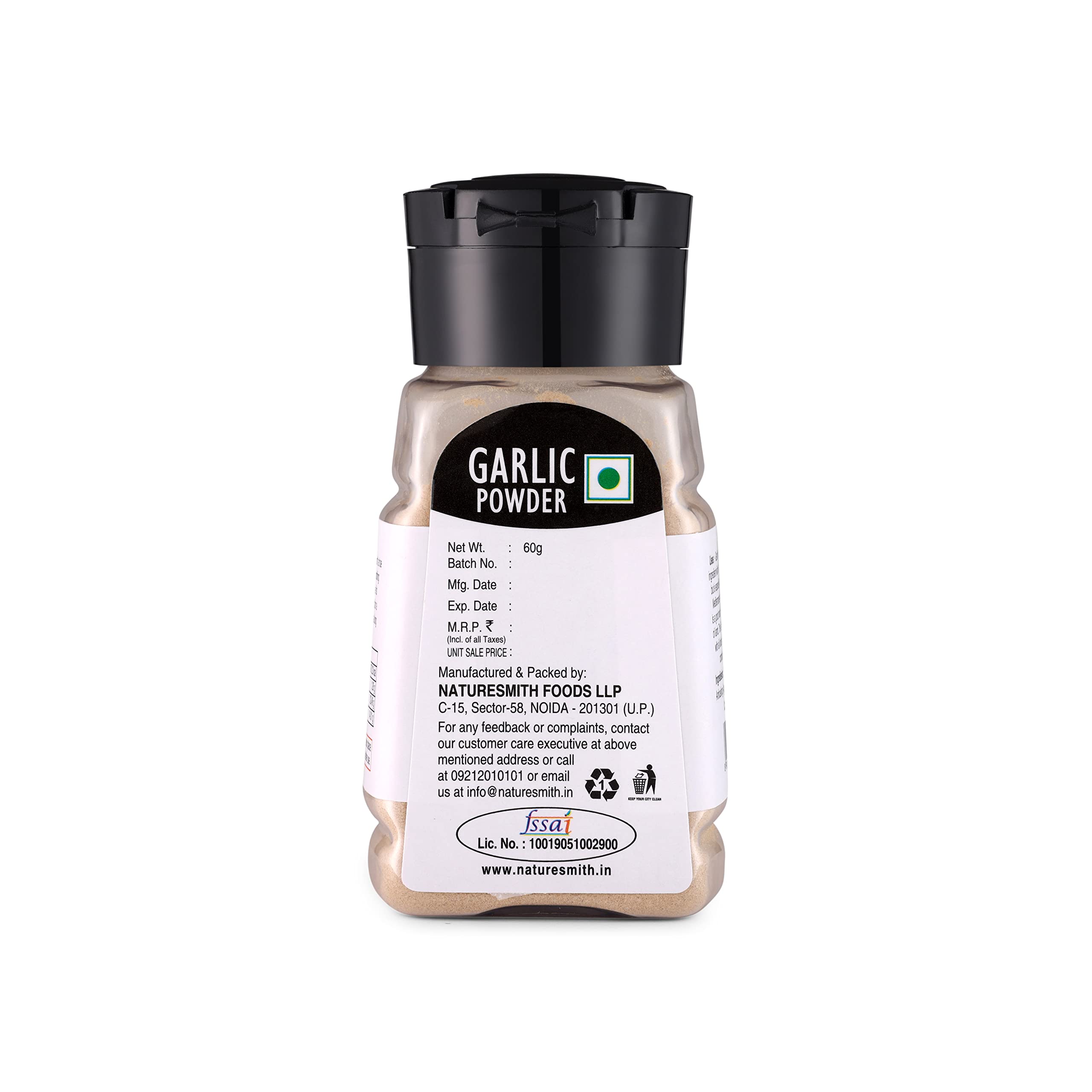 NATURESMITH Garlic POWDER-60g || Ready to USE Sprinkler JAR || - Image 3 thumbnail