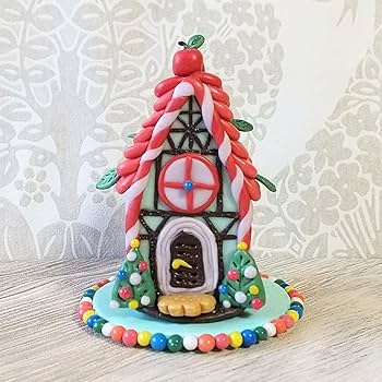 Amazon.co.jp: お菓子の家 ヘクセンハウス りんご ミニチュア フェイク