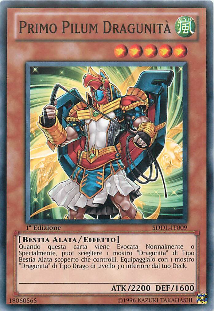 YU-GI-OH! - SDDL-IT009 - Primo Pilum Dragunidad - Legione Dragunidad introducer deck - 1st Edition