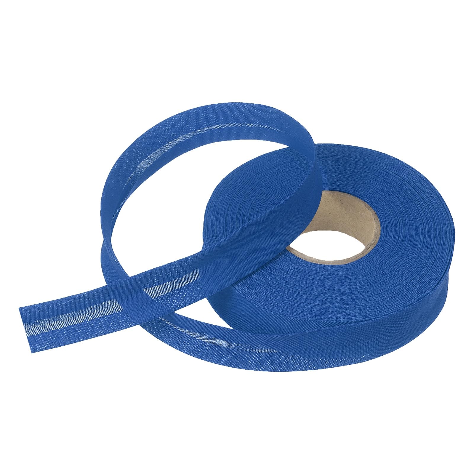 sourcing map 3/4 Inch Single Fold Bias Tape Polyester Continuous Bulk Bias Tape for Sewing,Seaming Quilting Hemming Binding Crafts (Dark Blue 15 Yards) โ image 1