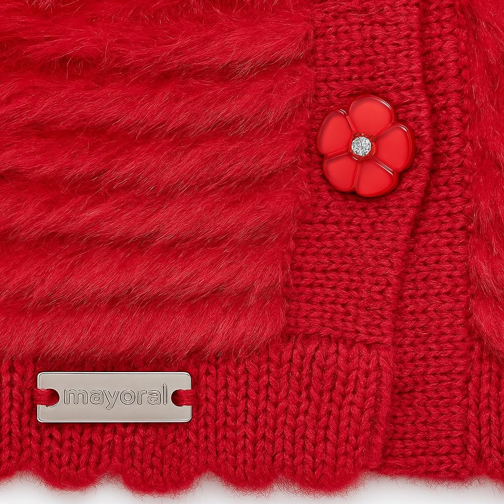 2313 elegancki kardigan dziecięcy Tricot dla niemowląt, z falbankami, idealny na jesienne i zimowe sukienki, uroczystości i chrzciny