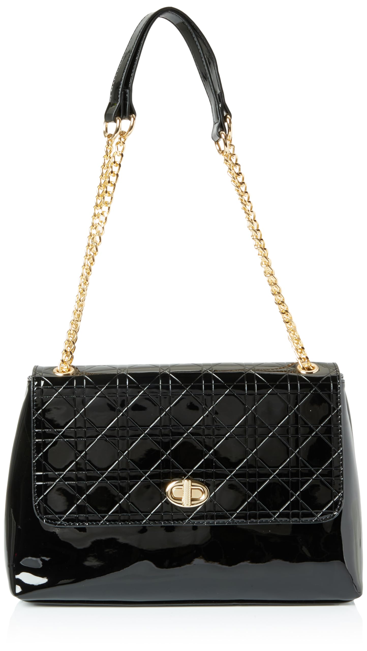 NAEMI Women's Shoulder Bag, Black Multi-Coloured, One Size