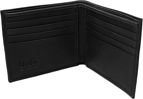 Miniatura 3 de Floto Firenze - Cartera de piel de cordero italiana para hombre, Negro -, Classic