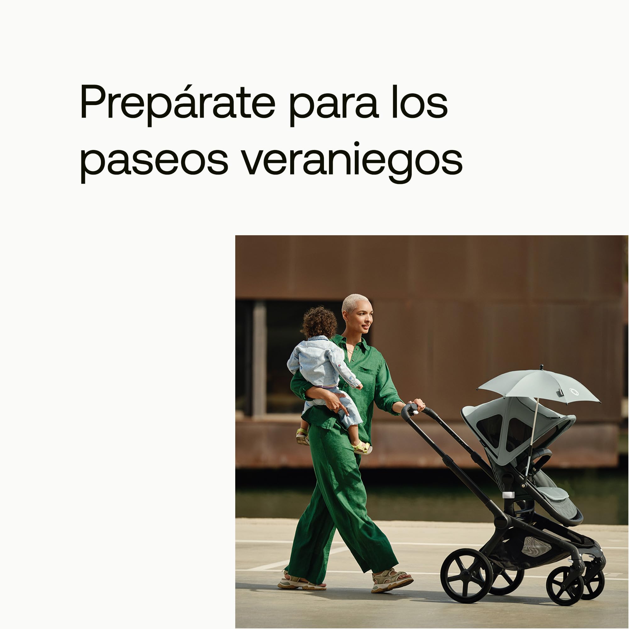 Bugaboo Colchoneta Doble Confort para carritos, Comodidad para todas las estaciones, Ajuste mejorado, Compatible con todos los carritos Bugaboo, Reversible, Malla 3D supersuave, Forest Green — view 7