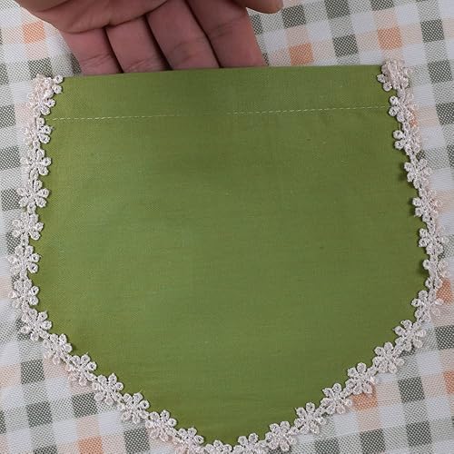Miniatura 5 de Bonito delantal retro de diseño único para mujeres y niñas con bolsillo elegante para cocinar cocina, color verde, Verde