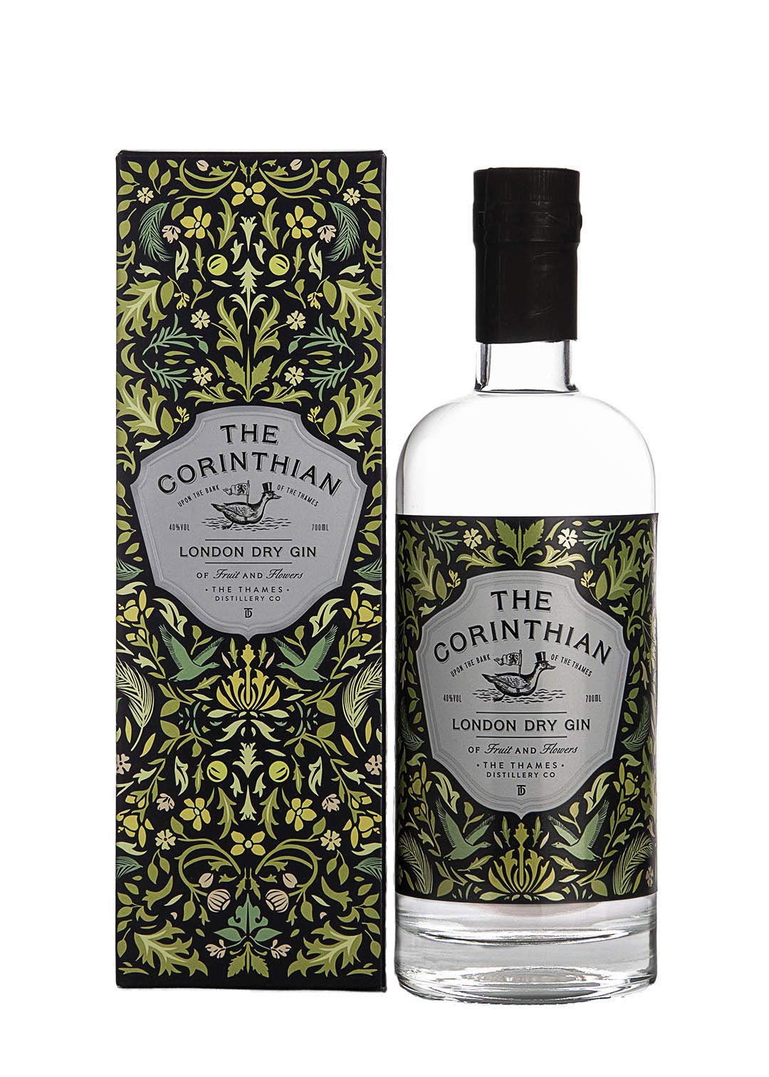 The Corinthian London Dry Gin - fruchtig-blumiger Gin aus dem Herzen Londons direkt von der Themse - hergestellt in kleinen Batches aus einer original Englischen Gin Brennblase von Master Distiller Charles Maxwell