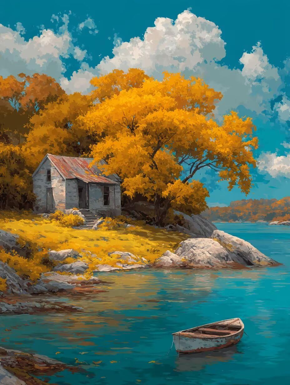 Barca Isola, 6000 Pezzi Puzzle Classici, per Adulti YHPGL6-165