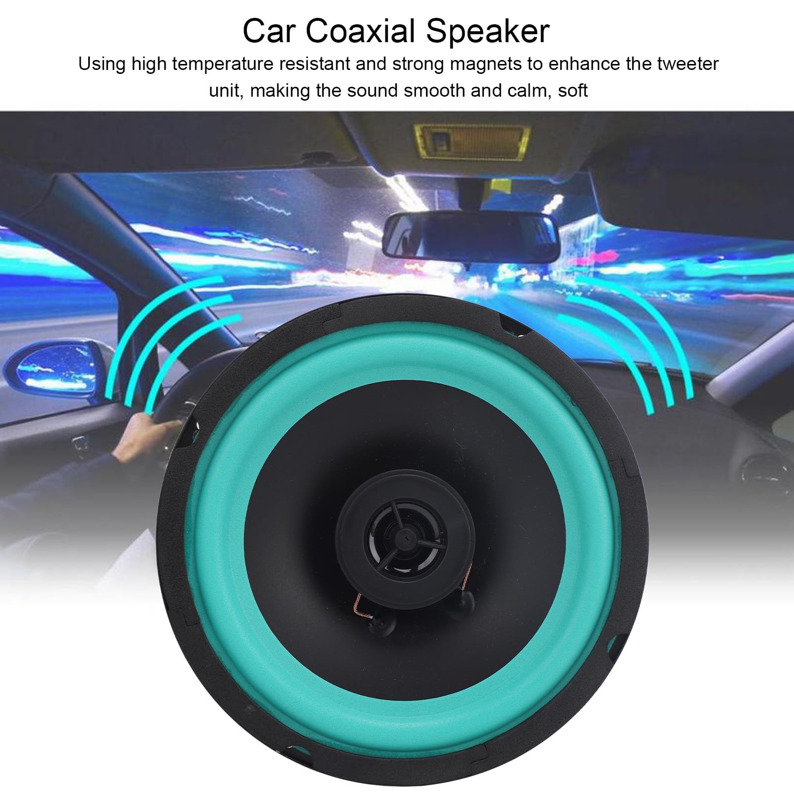Speaker Kereta 6.5 Inch Roadstar VO-602 160W 12V 4ohm Car Speaker Audio In Coaxial Speaker With Tweeter Roadstar 2 Pcs I.323049476