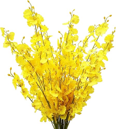 Miniatura 1 de OMUYGDD - Flores artificiales de seda, flores artificiales a granel, para boda, fiesta, hogar, oficina, decoración, no incluye jarrón