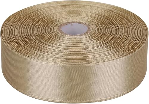 Miniatura 188 de Cinta de oro rosa de 1-1/2 pulgadas, para envolver regalos, 50 yardas, corona de fiesta de boda, costura, accesorios para el cabello, decoración