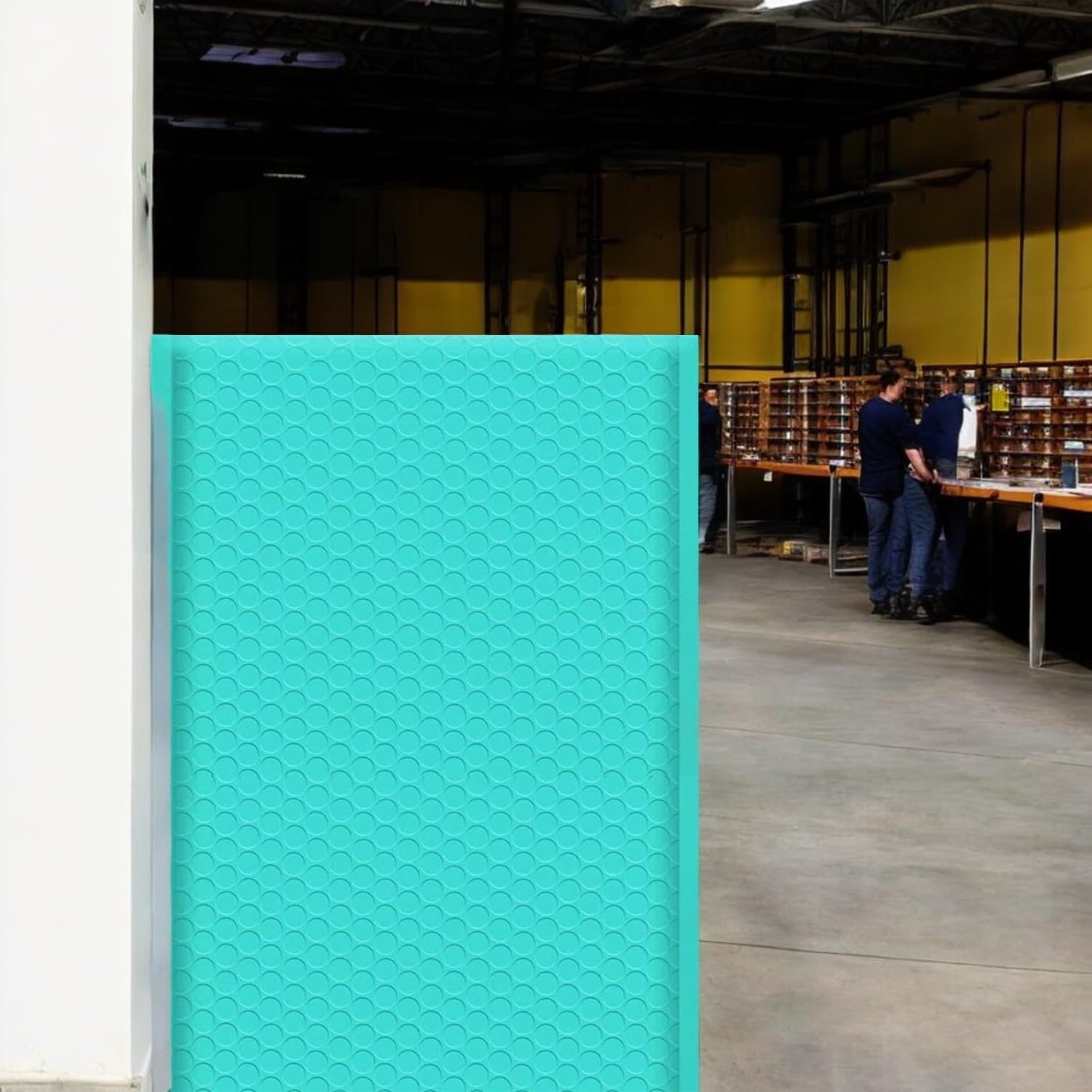 iMBAPrice 4x8 Inch Teal Poly Bubble Mailers #000, 500-Pack – Poly Bubble Bags for Jewelry, Cosmetics & Small Art Items, Waterproof Self Seal Padded Shipping Envelopes