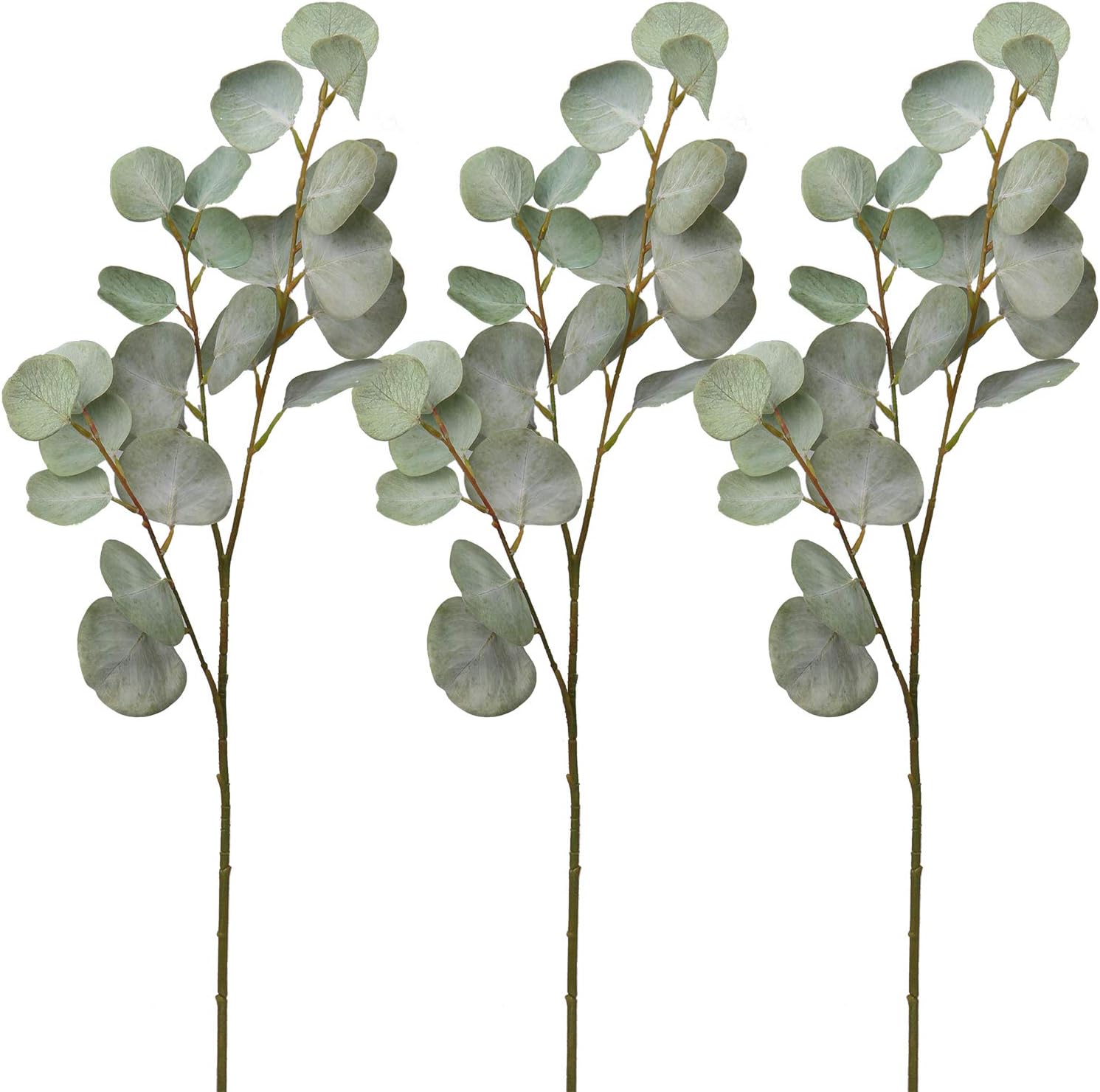 6 Stück Künstliche Eukalyptuszweige – Ca. 62 Cm, Grüne Kunstpflanzen Für Deko & Arrangements