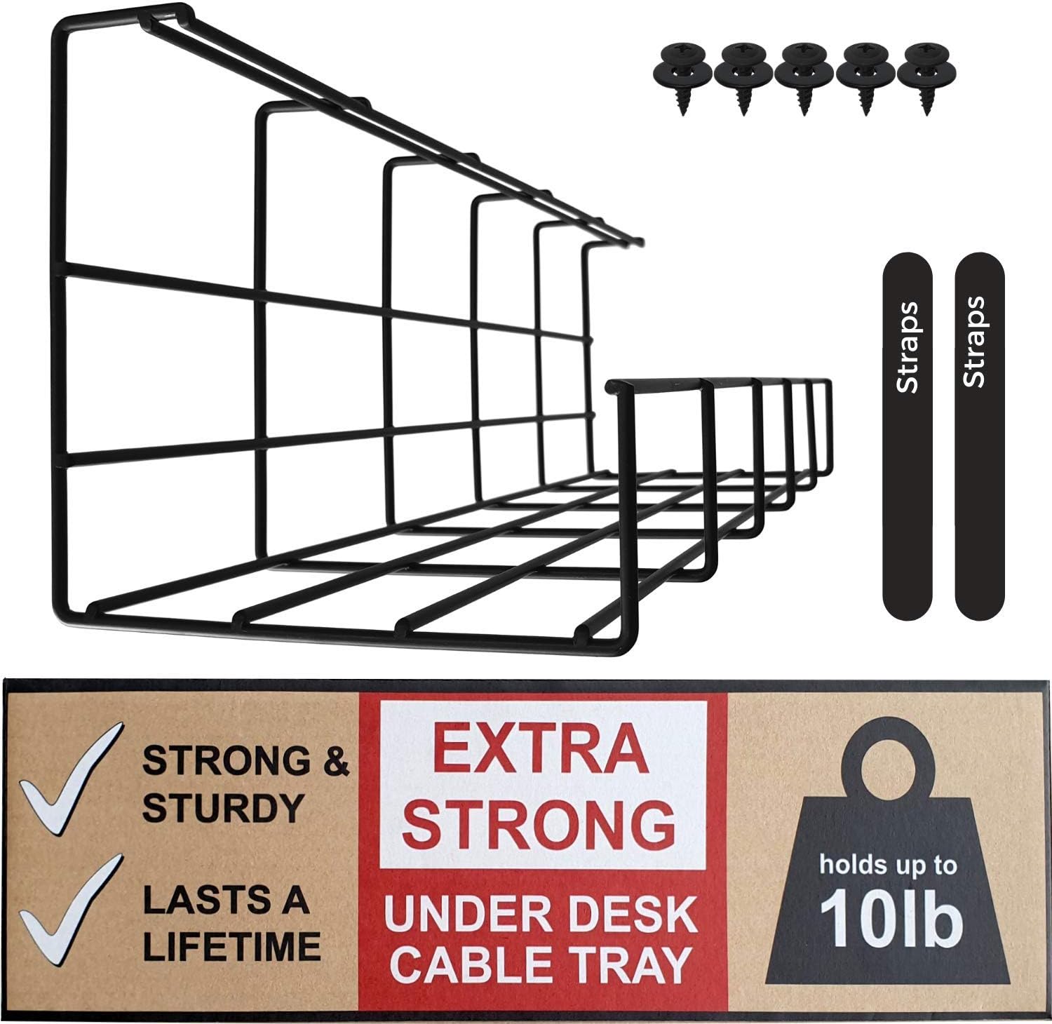 gestione dei cavi per scrivania fissa