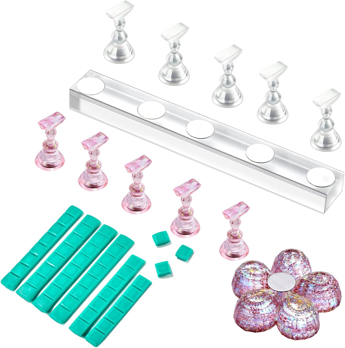 Makartt Nail Stand Display, Nail Tips Stand, Acrylic Nail