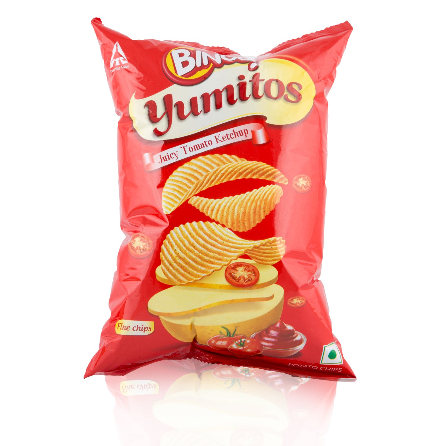 Bingo Yumitos Chips - Juicy Tomato Ketchup, 55g Pouch : Amazon.in