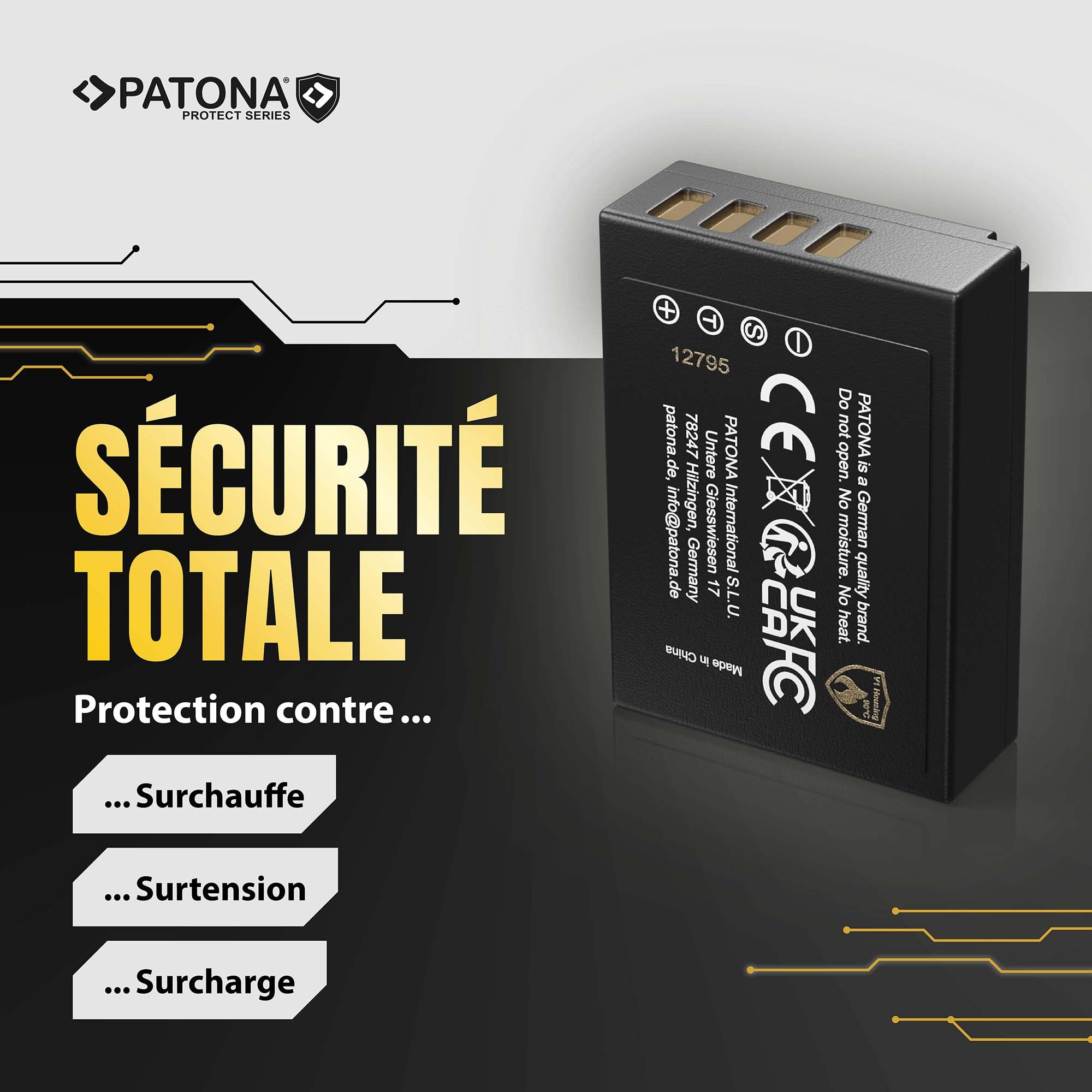 PATONA 2X Protect Batterie pour Fujifilm NP-W126s W126 1210mAh | Batterie pour X-M5 X-M1 X100F X100V X100VI XA1 XA2 XA3 XA5 XS10 XT3 XT20 XT30 II, NTC-Sensor & étui protecteur
